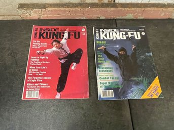 Inside Kung-FU Magazine Lot Of 2 (D2)
