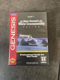 Sega Genesis Nigel Mansell's World Championship Racing (C3)