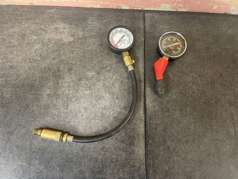 Compression Tester Lot Of 2 (c3)