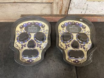 Skull Cake Pan Decor Kit Lot Of 2 (C2)
