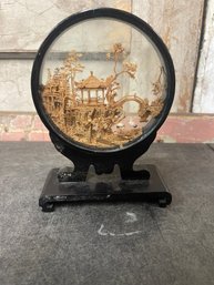 Vintage Chinese Cork Diorama (C2)