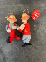 Vintage Christmas Ornaments Lot Of 3 (C2)