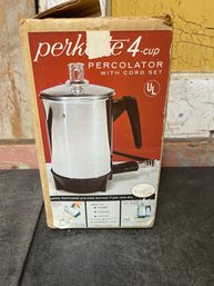 Perkette 4 Cup Percolator With Cord Set (C2)