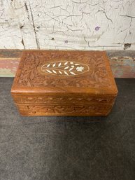 Carved Wooden Box (C2)