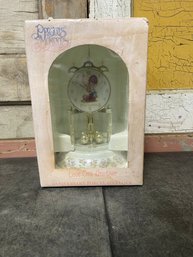 Precious Moments Love On Another Anniversary Porcelain Clock (C2)