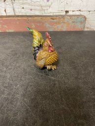 Vintage Rucinni Rooster Trinket Box (c2)