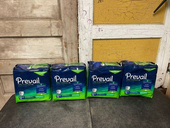 Prevail Daily Underwear Size XXL 68'-80' Lot Of 4 (A4)