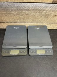 Saga Digital Postal Scale Lot Of 2 (K1)