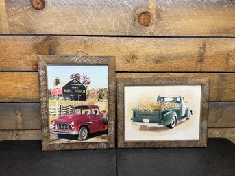 Janc Michaeli, Art And Home Pictures Lot Of 2 (j2)