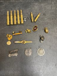 Vintage Military Insignia And Decorations Lot Of 17 (J2)