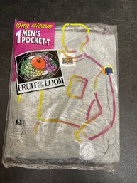 Fruit Of The Loom Long Sleeve With 1 Pocket Size XL (j2)