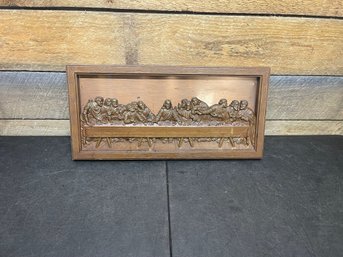 Vintage Coppercraft Guild 3D Copper Wall Plaque (j2)