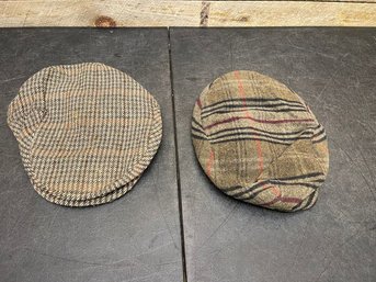 Flat Caps Lot Of 2 (j2)