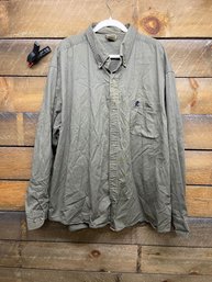 Walt Disney World Button Up Long Sleeve Shirt Size XXXL (Rs2 Bin1)