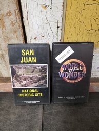 VHS Tapes From Worldwide Video Lot Of 2 (C3)