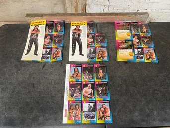 WWF Wrestling Magazine Trading Cards Lot Of 4 (h2)
