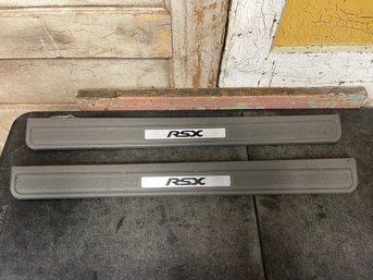 OEM Door Sill Scuff Plates For A 2002-2006 Acura RSX (h2)