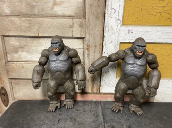 King Kong Action Figurine Lot Of 2 (h3)