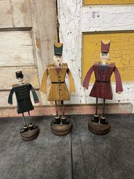 Wooden Figures Lot (j4)