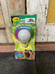 Crayola Remote Controlled Multi-Color LED Light Bulb (j4)