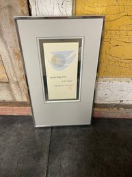 'My Barn Having Burned,to The Ground, I Can Now See The Moon...' Sign (j4)