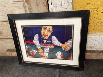 Framed Art Print  'Dealer Joe' By Will Rafuse (J4)