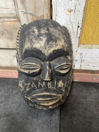 Hand-carved African Wooden Mask (j4)