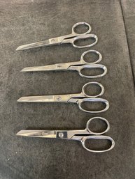 Clauss Italy Sheers No. 3217 Shears Lot Of 4 (G2)