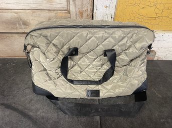 Steve Madden Bamos Nylon Quilted Weekender Duffel Bag (g2)