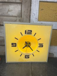 Vintage Sunoco Gas Station Clock (C4)