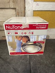 NuTone 757SNNT Decorative Ventilation Fan With Light OPEN BOX (C4)