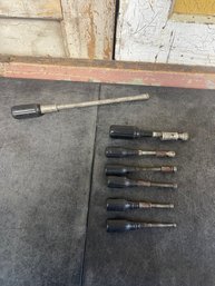 Nut Drivers Lot Of 7 (a2)