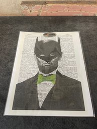 Art N Wordz Abraham Lincoln As Batman Print C3