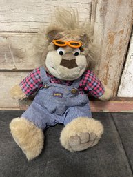 Vintage 1997 Real Talkin' Bubba Smart Aleck Wisecracking Talking Plush Bear By Tyco R2C
