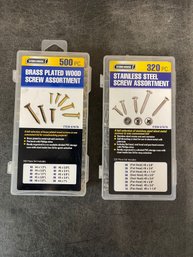Store House Assorted Screws Kits Lot Of 2 (b3)