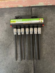 Pittsburgh 7pc Long Reach Hex Bit Socket Set (D3)