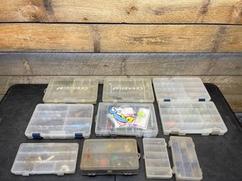 Tackle Box Lot Of 10 B2