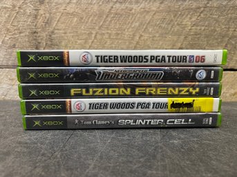 XBOX Games Lot Of 5 C3