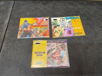 Nintendo Instruction Booklets Lot Of 3 C3