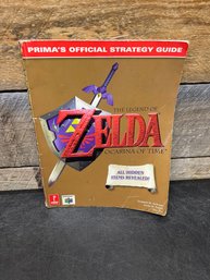 Vintage 1998 Prima's Official Strategy Guide For The Legend Of Zelda: Ocarina Of Time On The Nintendo 64 C3