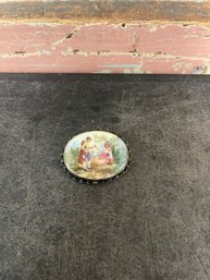 Vintage Porcelain Brooch  B2