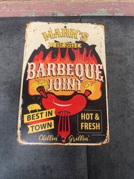 Marks Barbecue Joint Sign H2