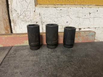 Autocraft Sockets Lot Of 3 H3