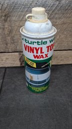 Vtg Turtle Wax Vinyl Top Wax Can H2