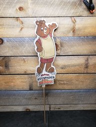 Eddy Ruxpin And Ice Capades Pennant Flag J4