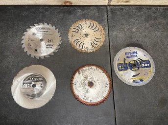 Circular Saw Blades Lot Of 5 K1