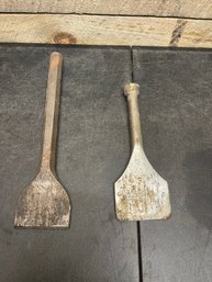 Heavy-duty Metal Chisels Lot Of 2 R2b