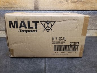 Malt Impact Polylite Labcoat Green Long Sleeve Size XL L2