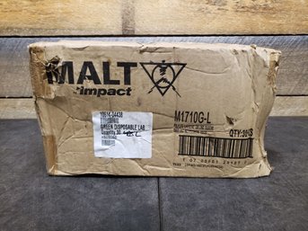 Malt Impact Polylite Labcoat Green Long Sleeve Size L L2