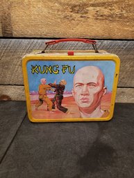 Vintage Kung Fu Metal Lunch Box L1